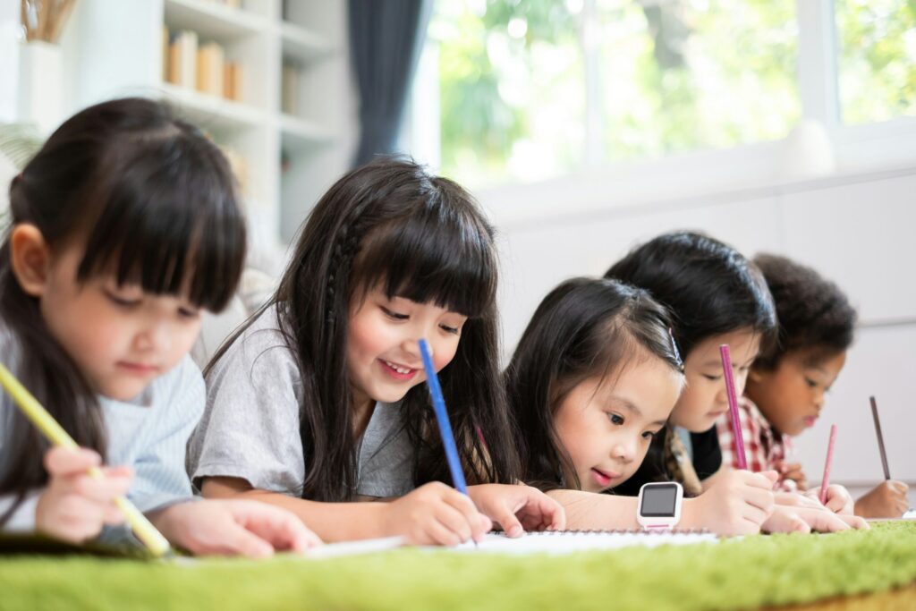Kids Studying Back To School